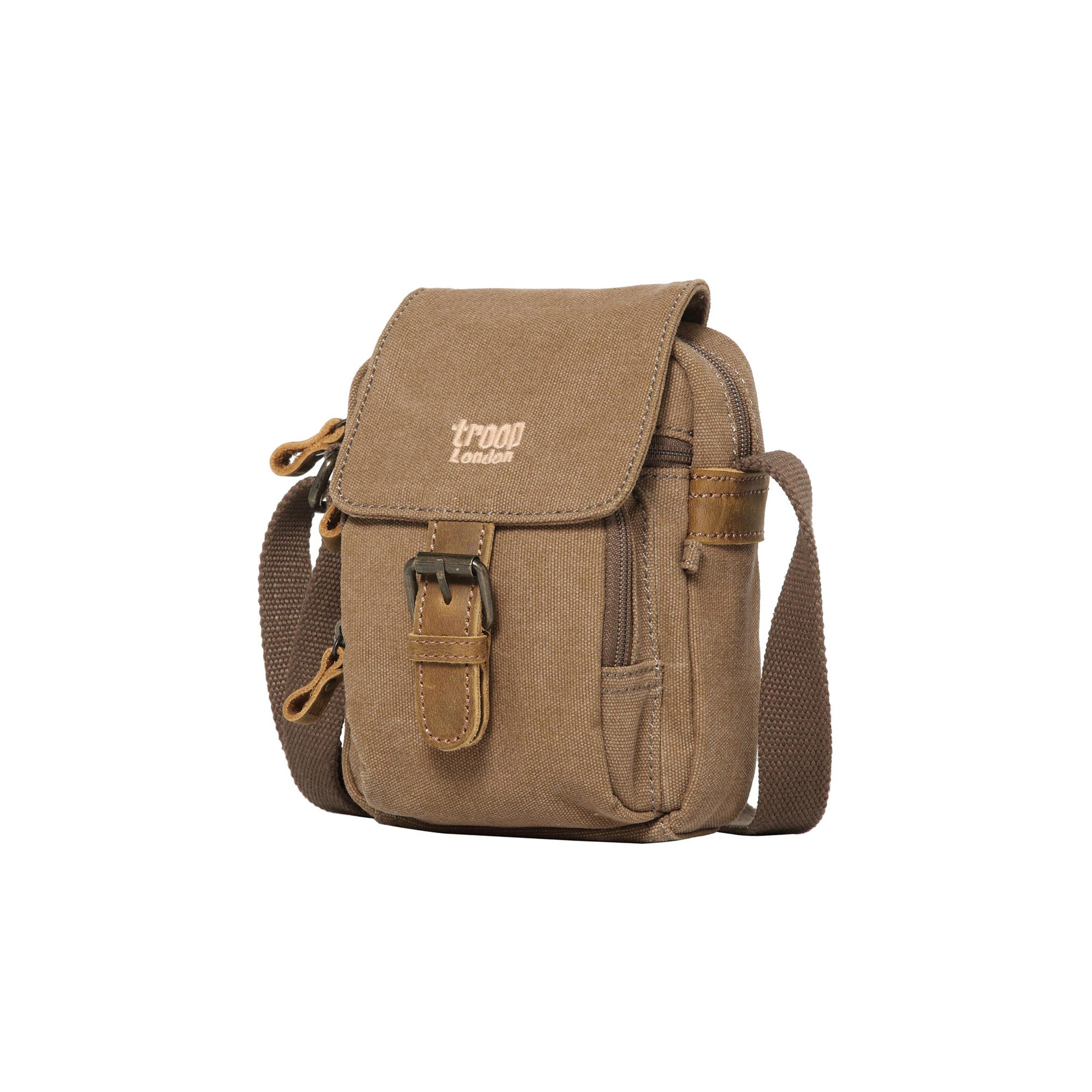 Classic 213 Small Flap Front Cross Body Bag - Brown