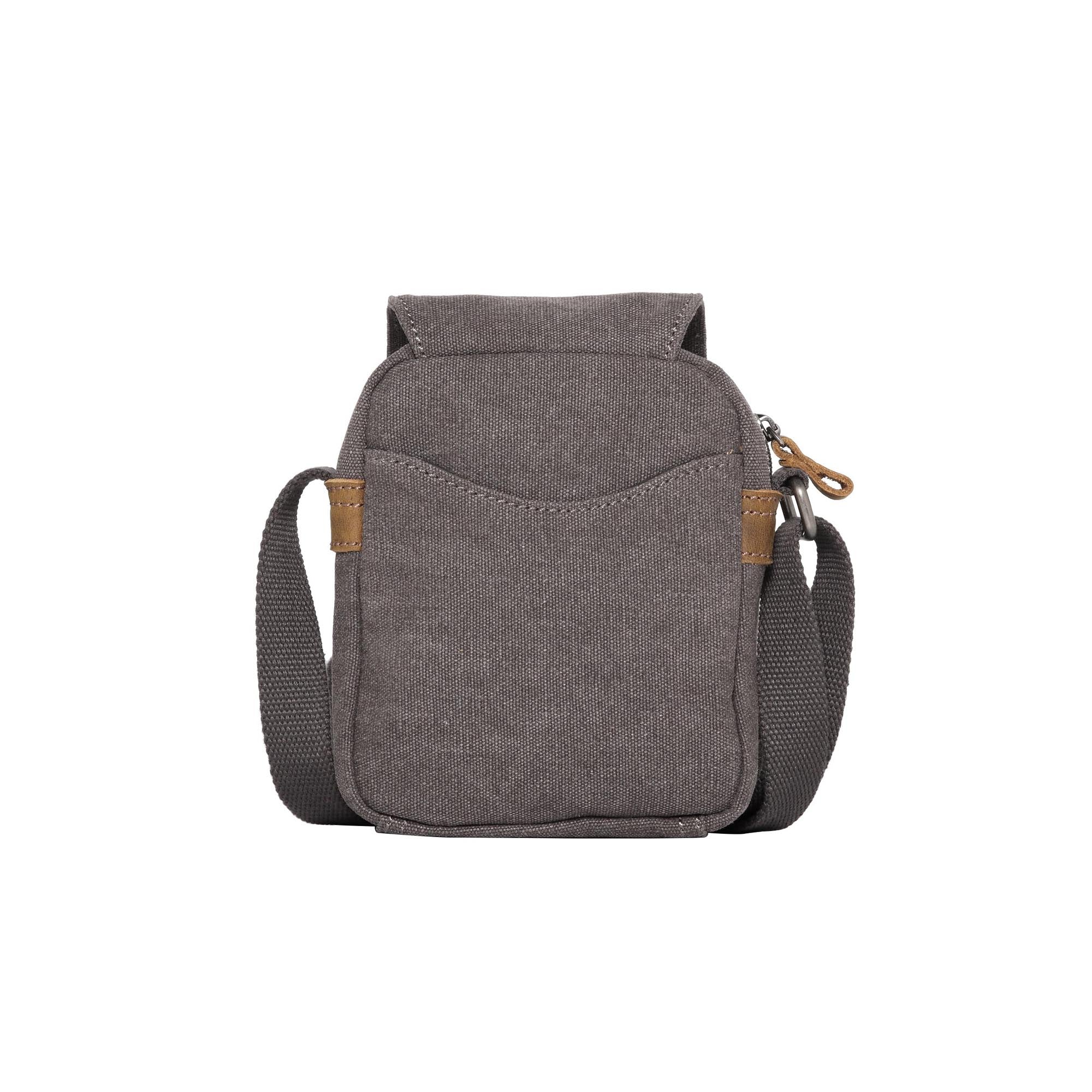Classic 213 Small Flap Front Cross Body Bag - Charcoal