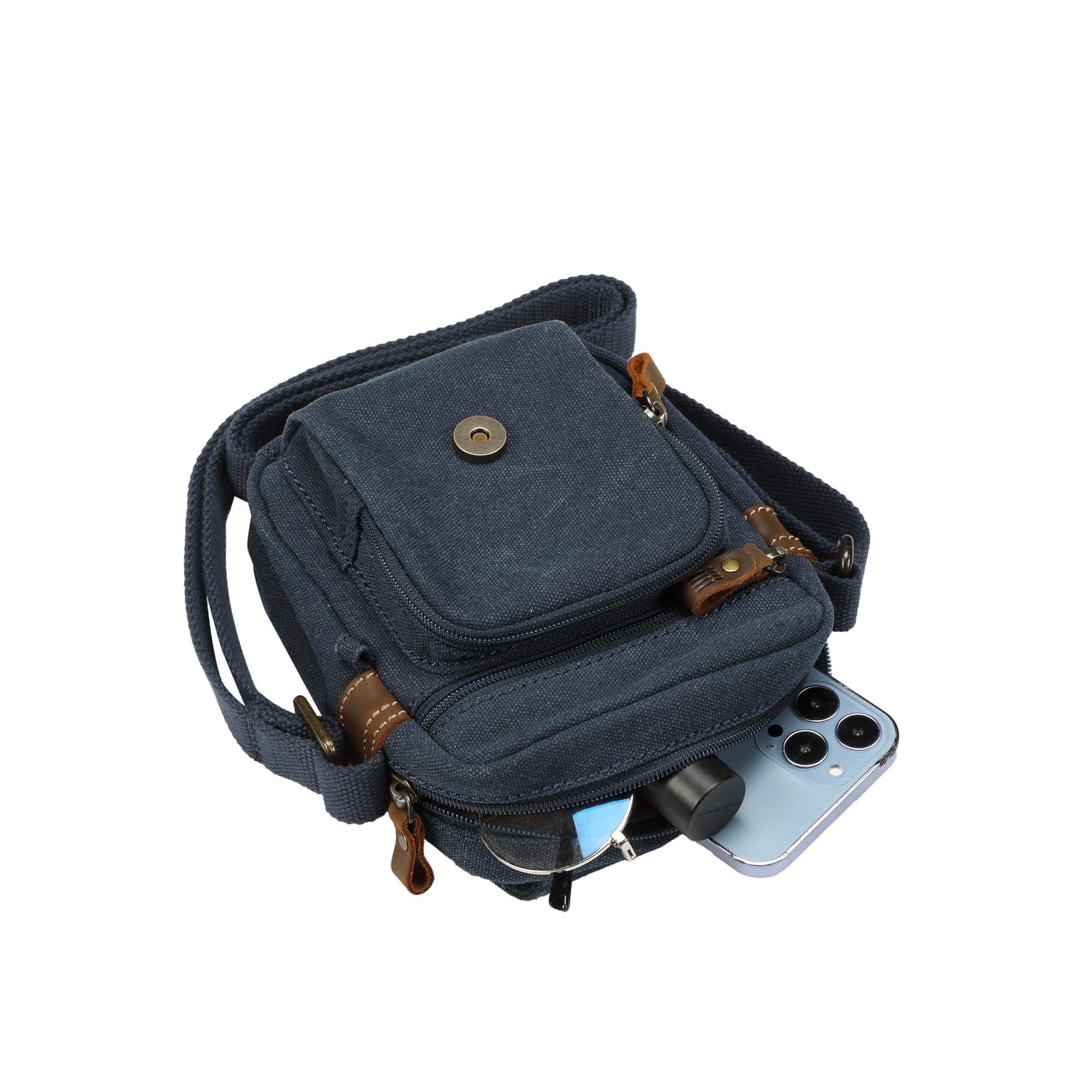 Classic 213 Small Flap Cross Body Bag - Denim