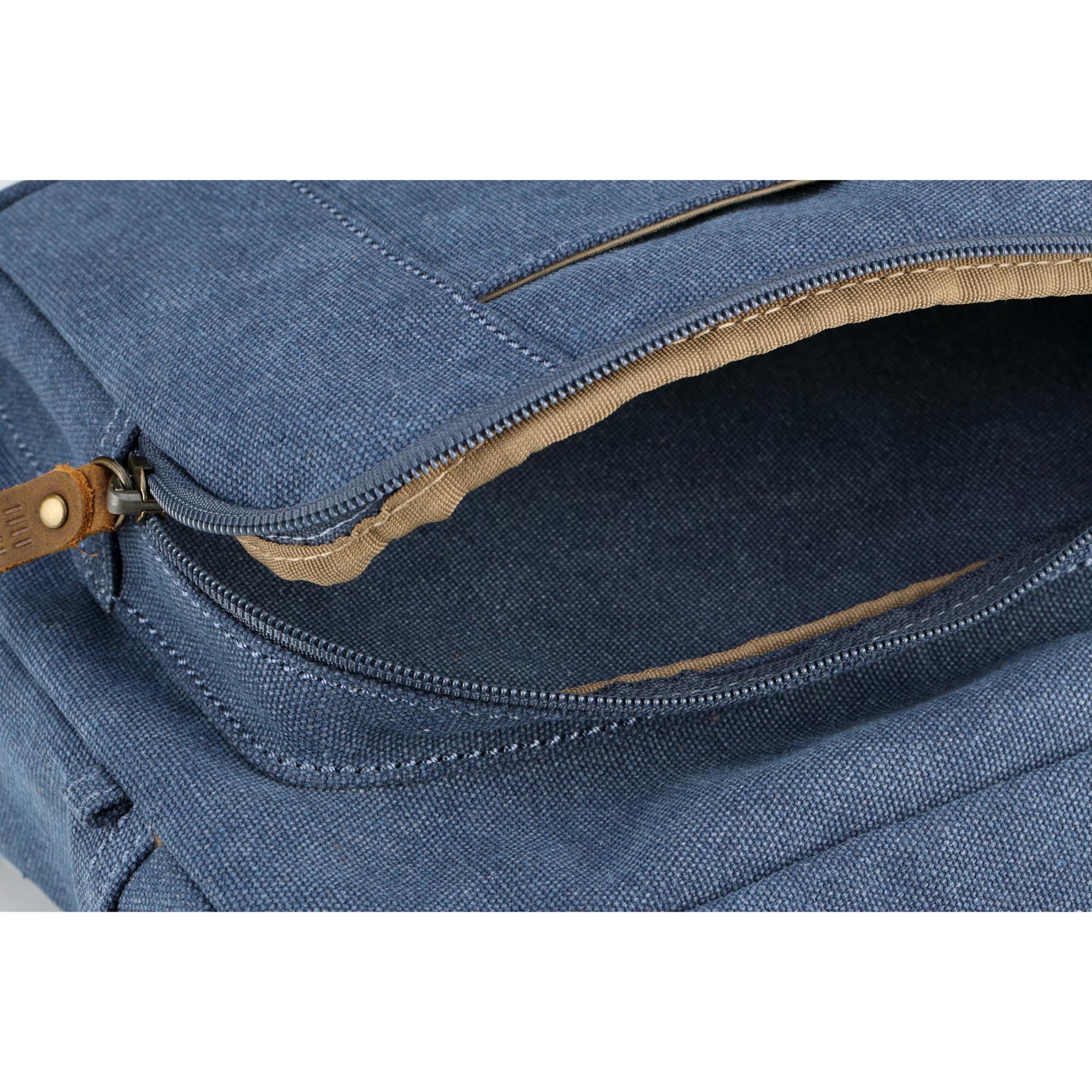 Classic 234 Zip Top Satchel - Blue