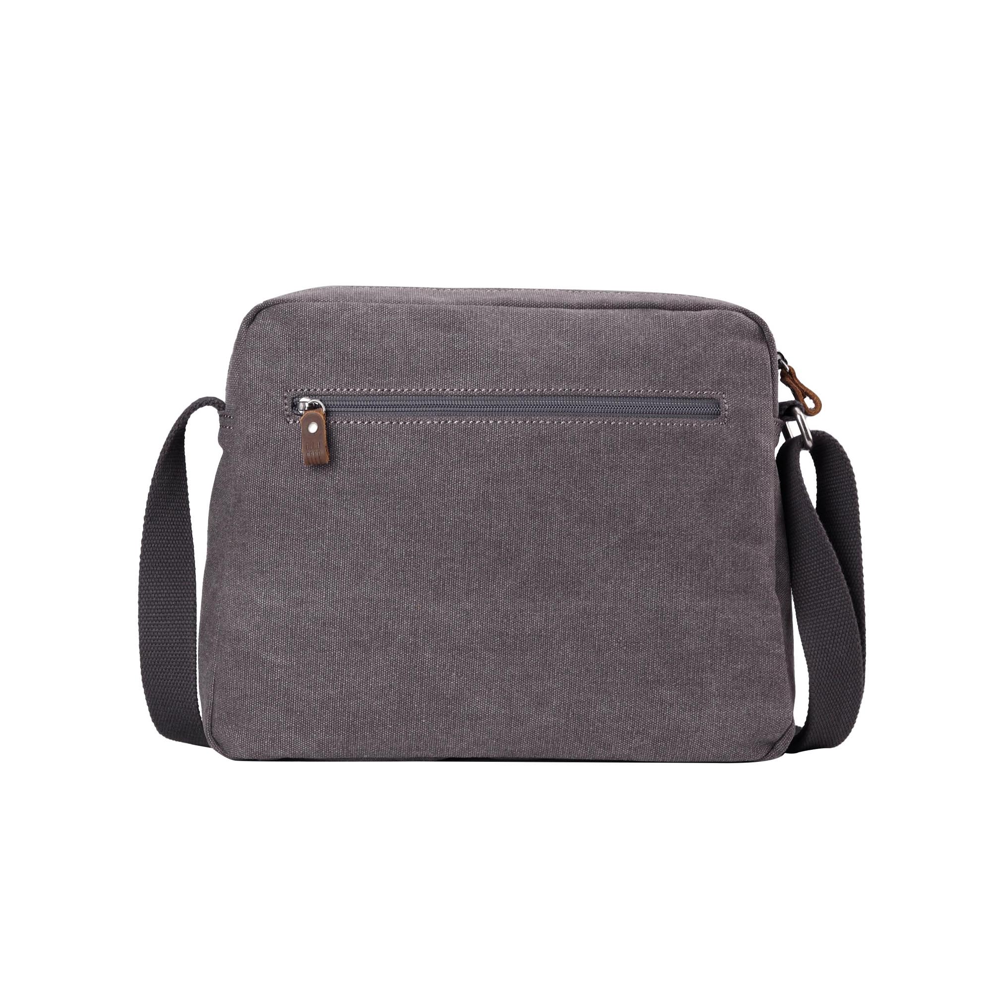 Classic 234 Zip Top Satchel - Charcoal