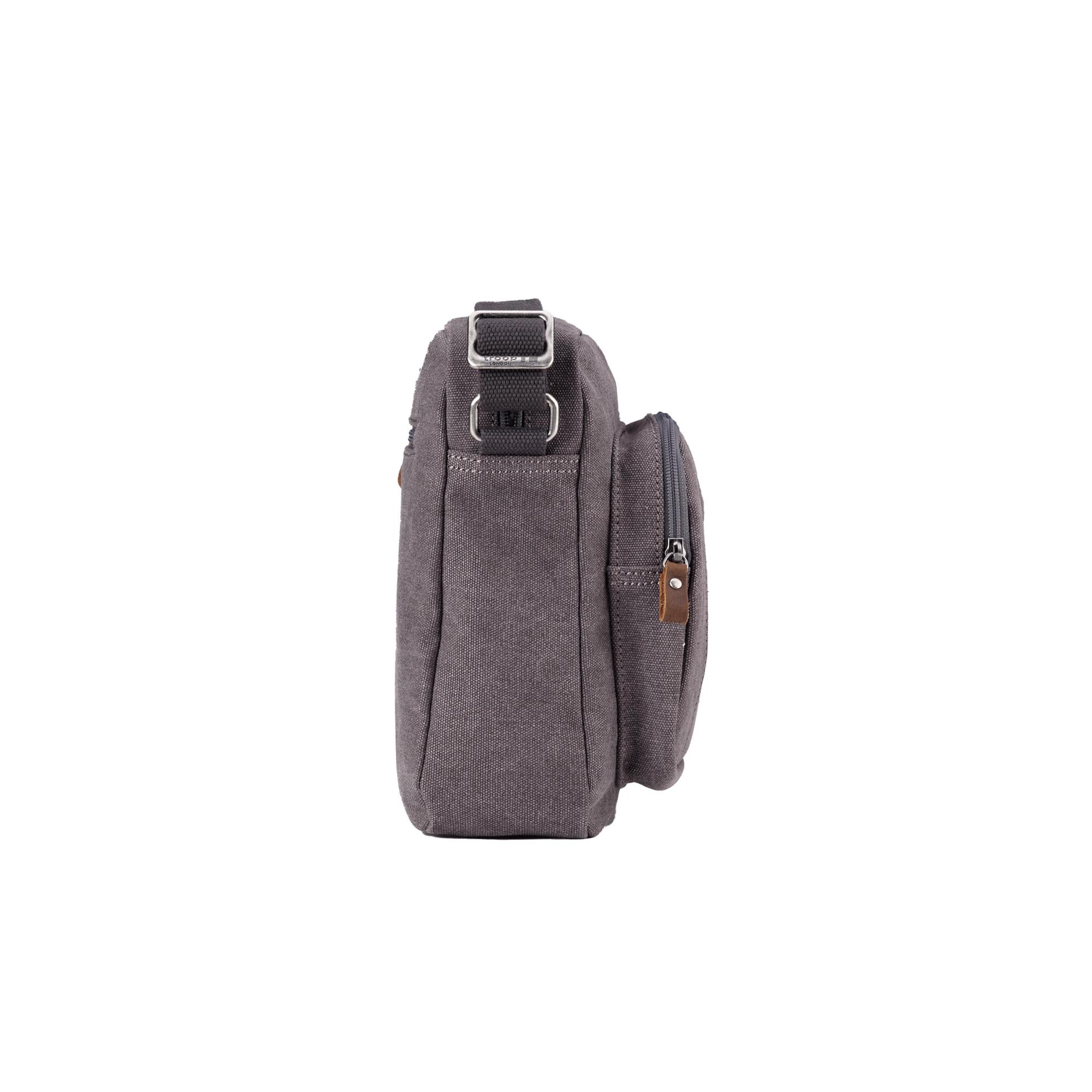 Classic 234 Zip Top Satchel - Charcoal
