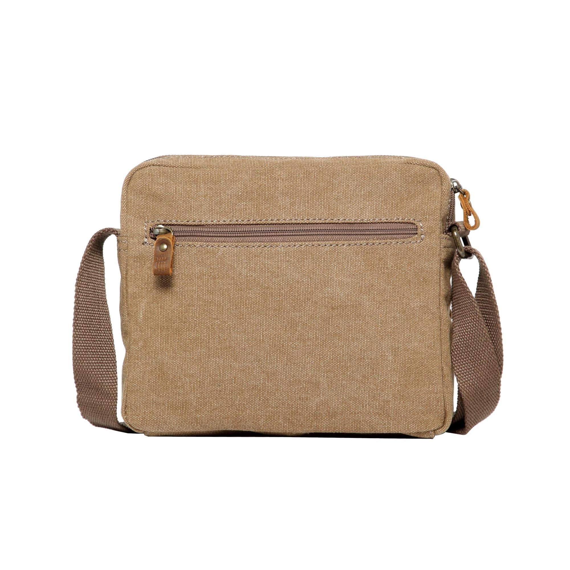 Classic 235 Zip Top Small Satchel – Brown