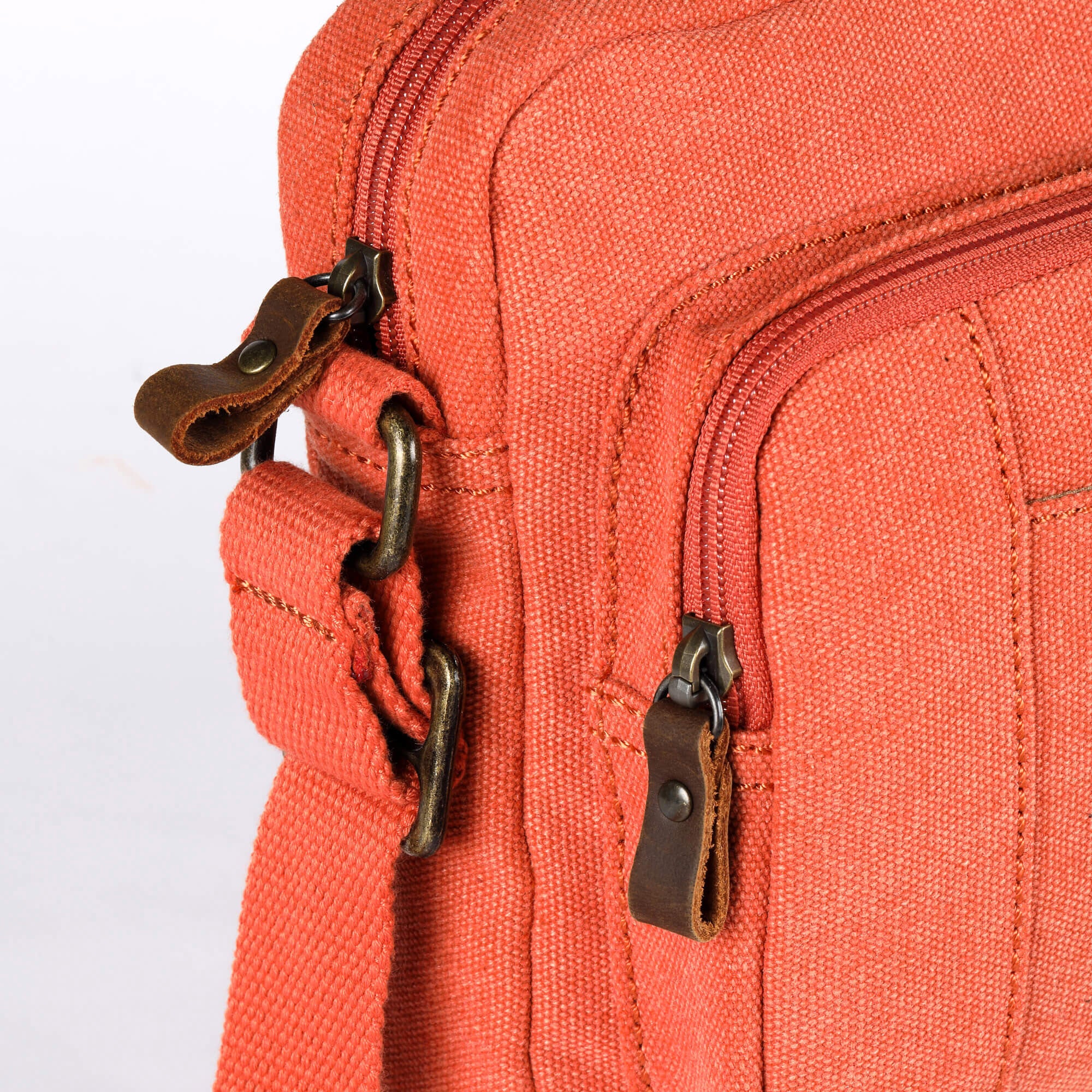 Classic 235 Zip Top Small Satchel - Orange
