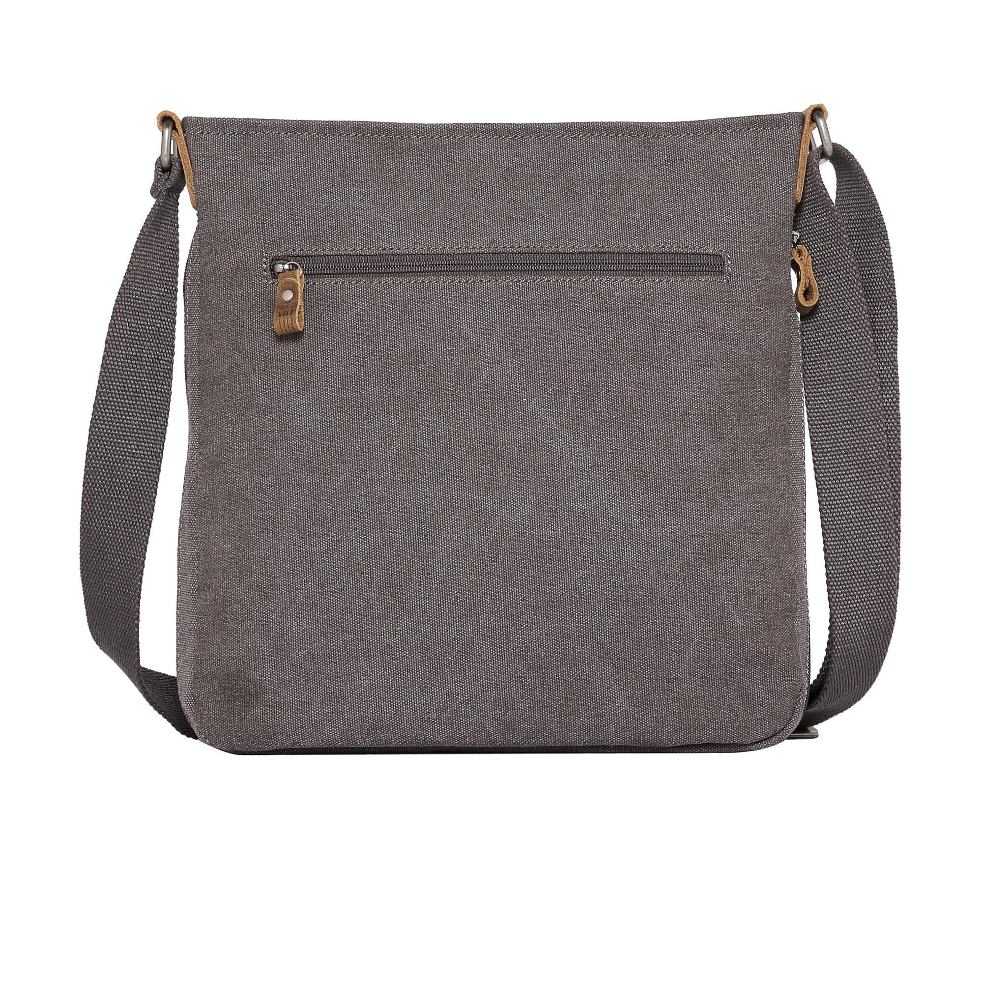 Classic 236 Zip Top Shoulder Bag - Charcoal