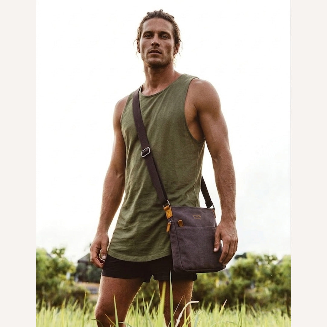 Classic 237 Small Zip Top Shoulder Bag - Denim