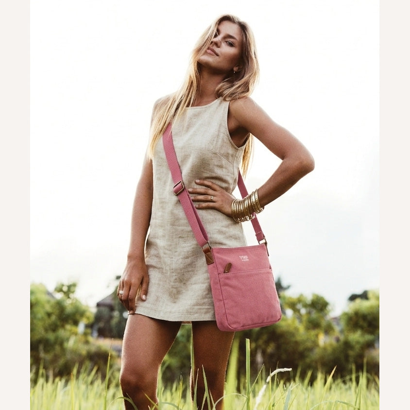 Classic 237 Small Zip Top Shoulder Bag - Pink