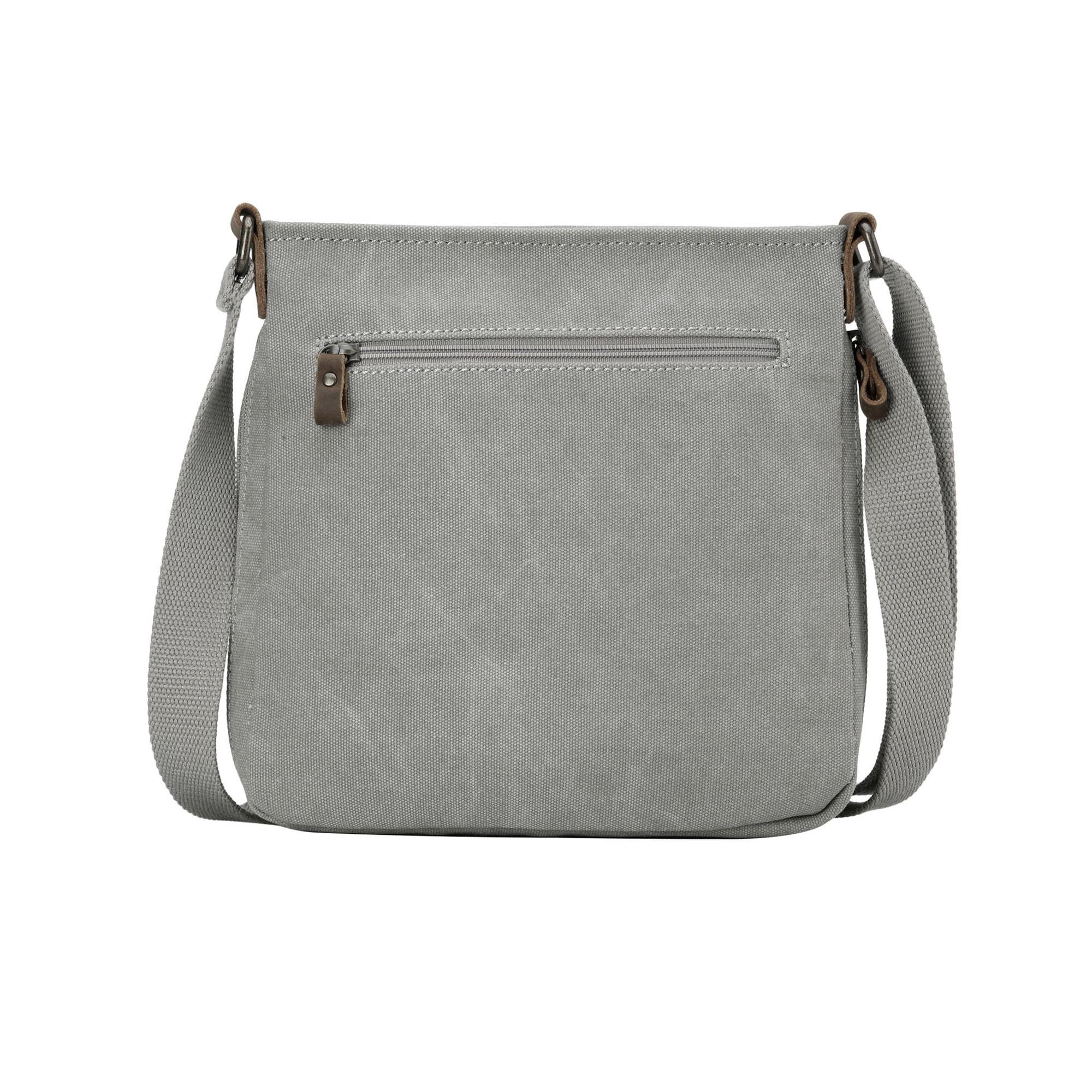 Classic 237 Small Zip Top Shoulder Bag - Ash Grey