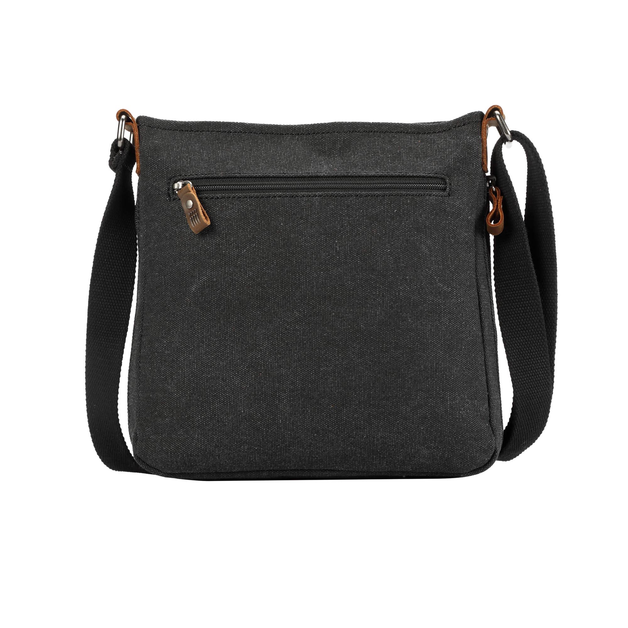 Classic 237 Small Zip Top Shoulder Bag - Black Wash