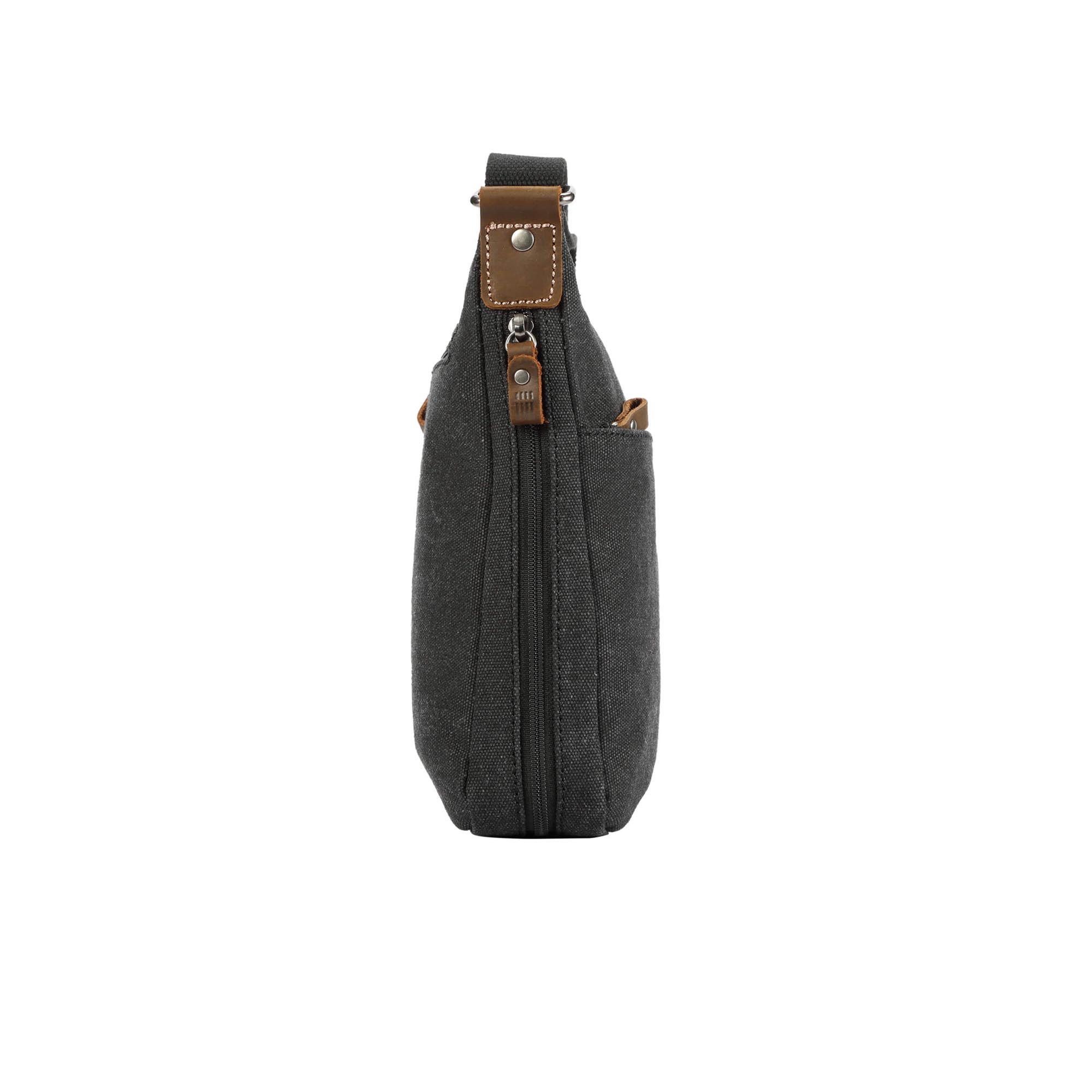 Classic 237 Small Zip Top Shoulder Bag - Black Wash