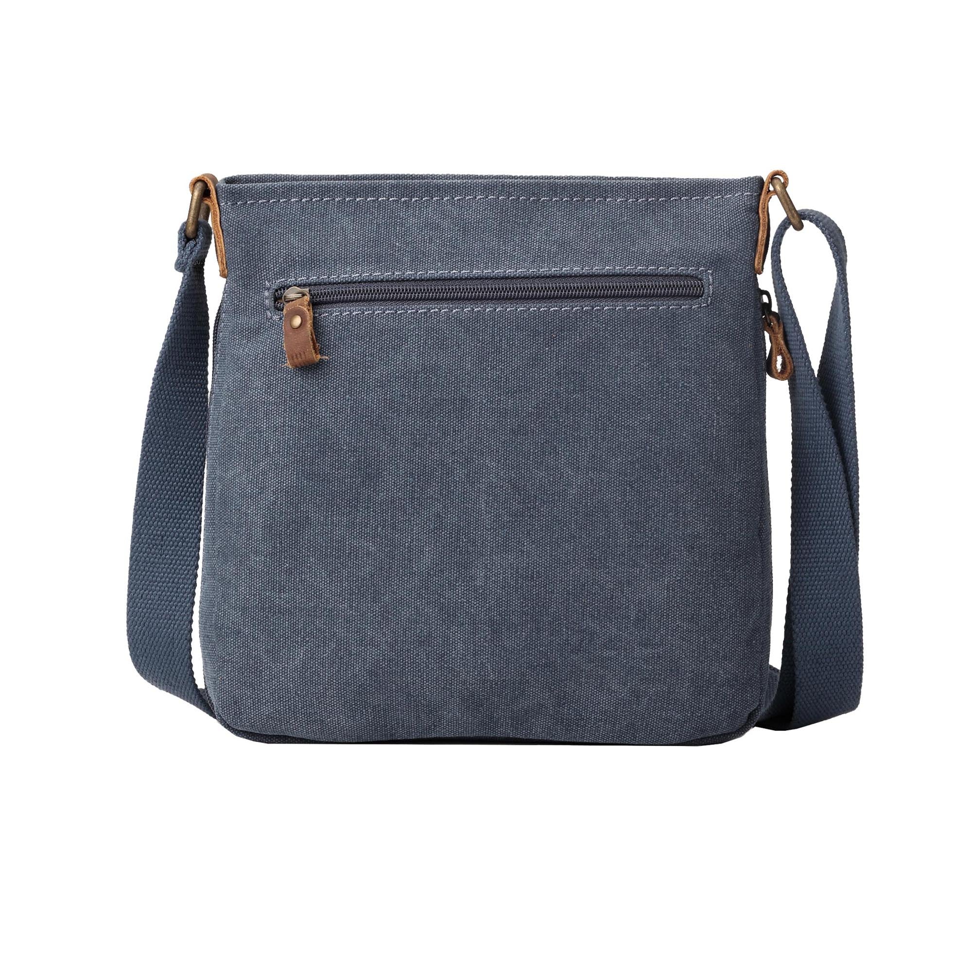 Classic 237 Small Zip Top Shoulder Bag - Blue