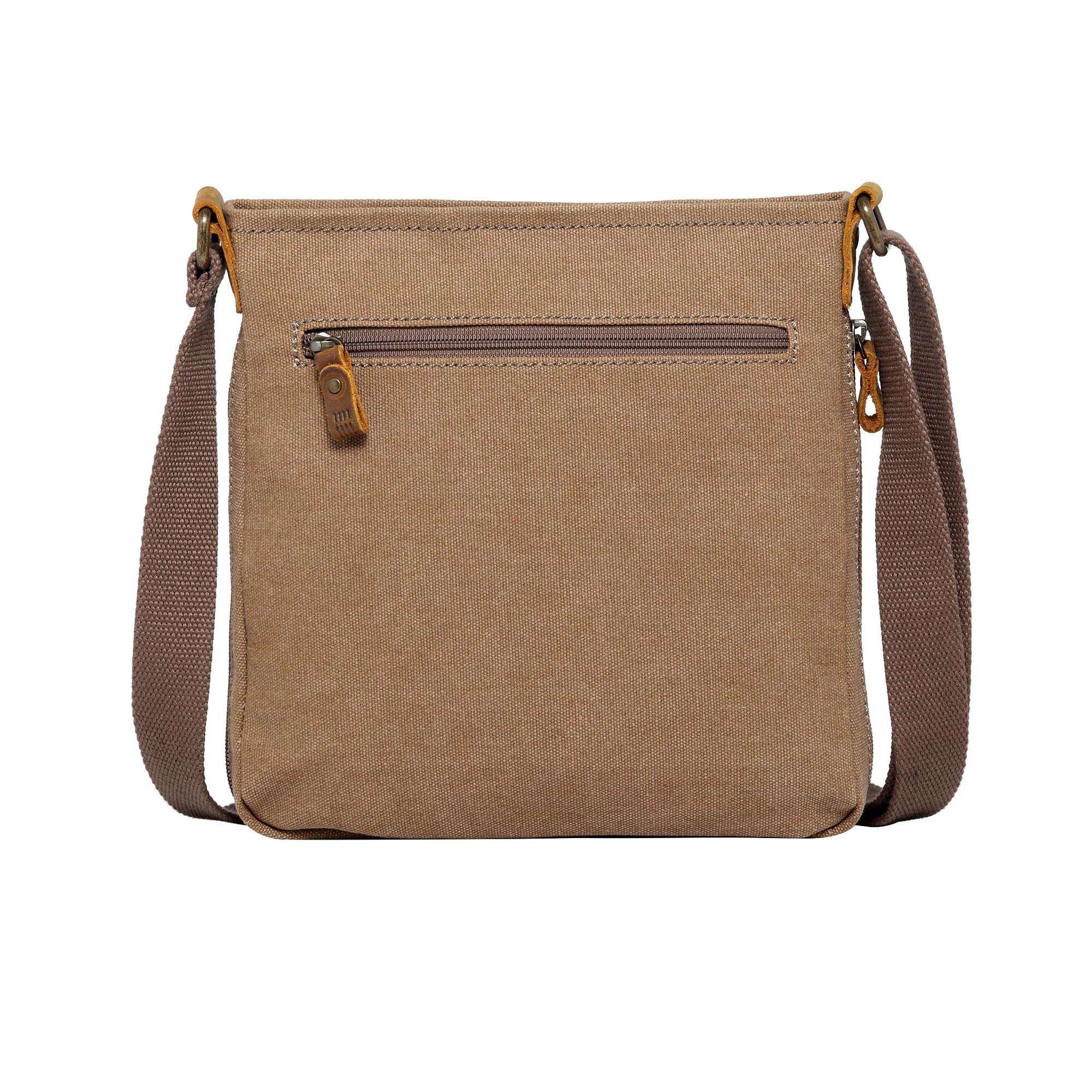 Classic 237 Small Zip Top Shoulder Bag - Brown