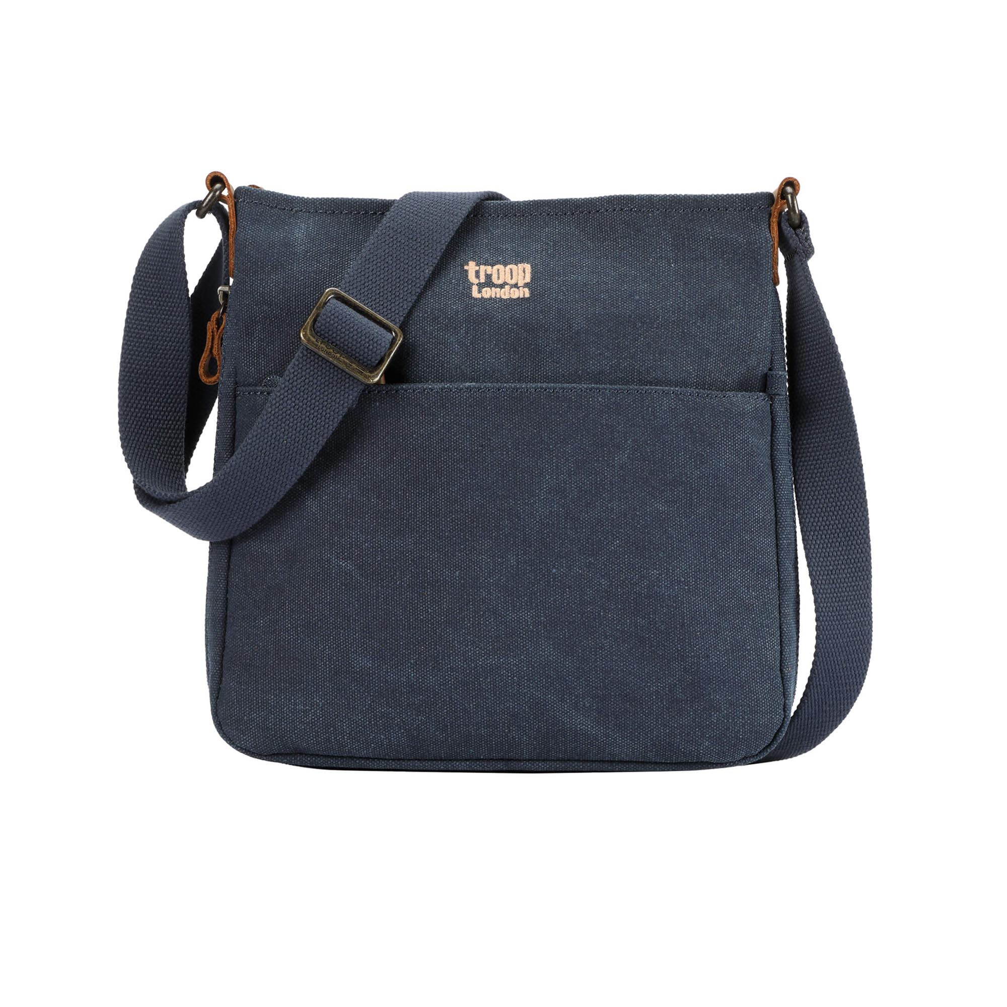 Classic Small Zip Top Shoulder Bag Denim Canvas Backpack