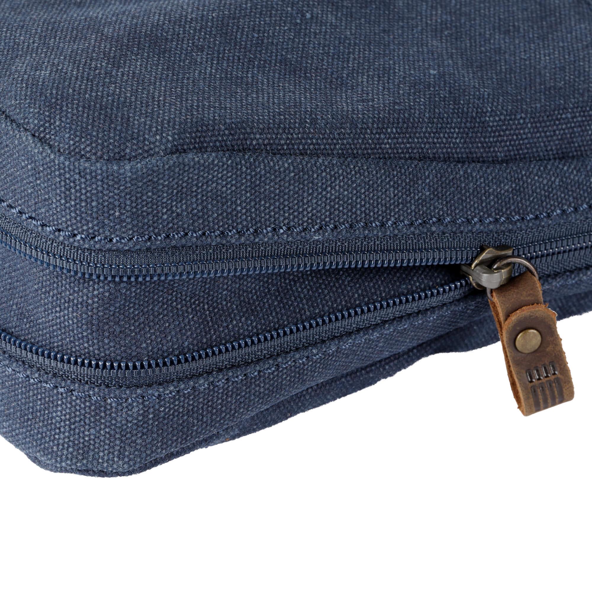 Classic 237 Small Zip Top Shoulder Bag - Denim