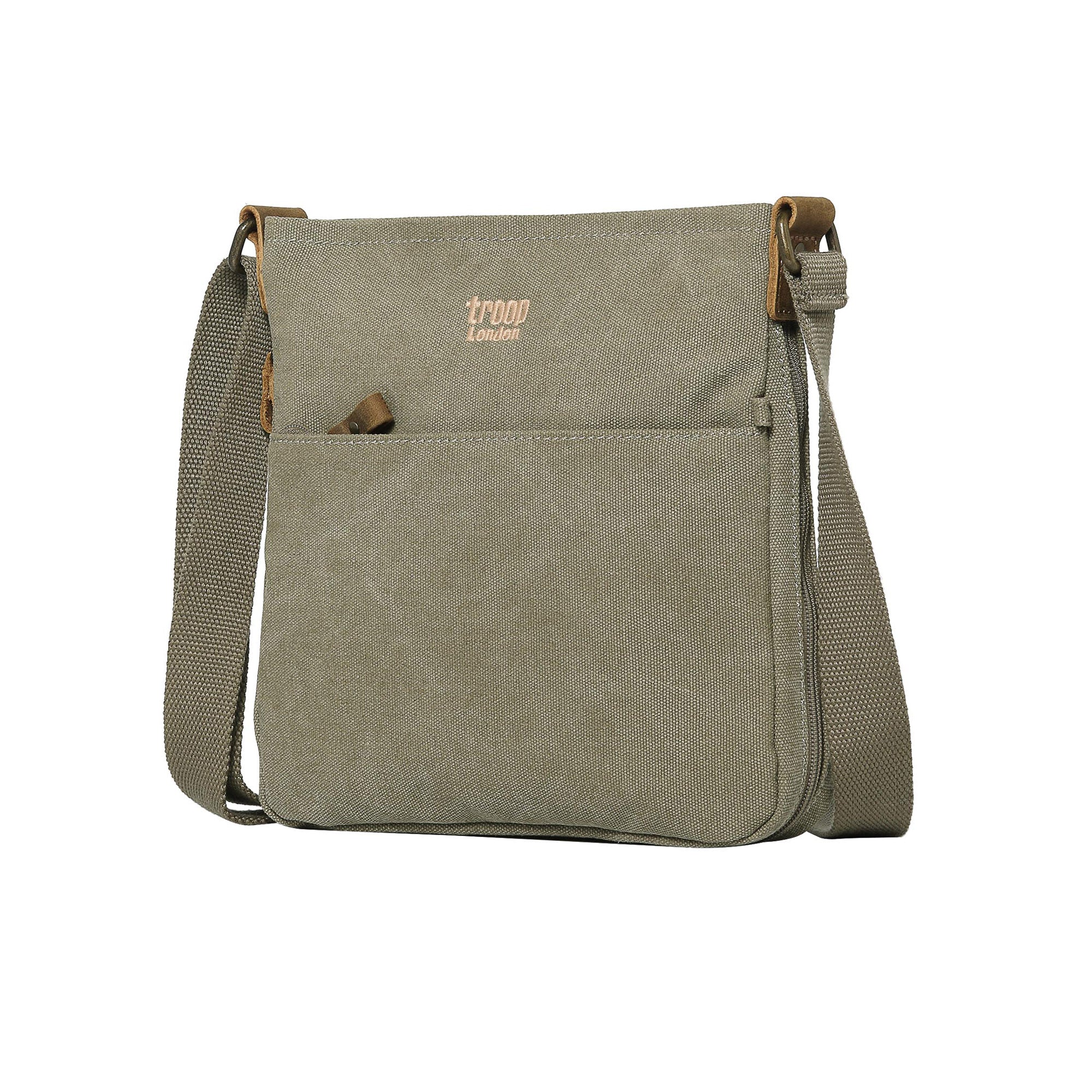 Classic 237 Small Zip Top Shoulder Bag - Khaki