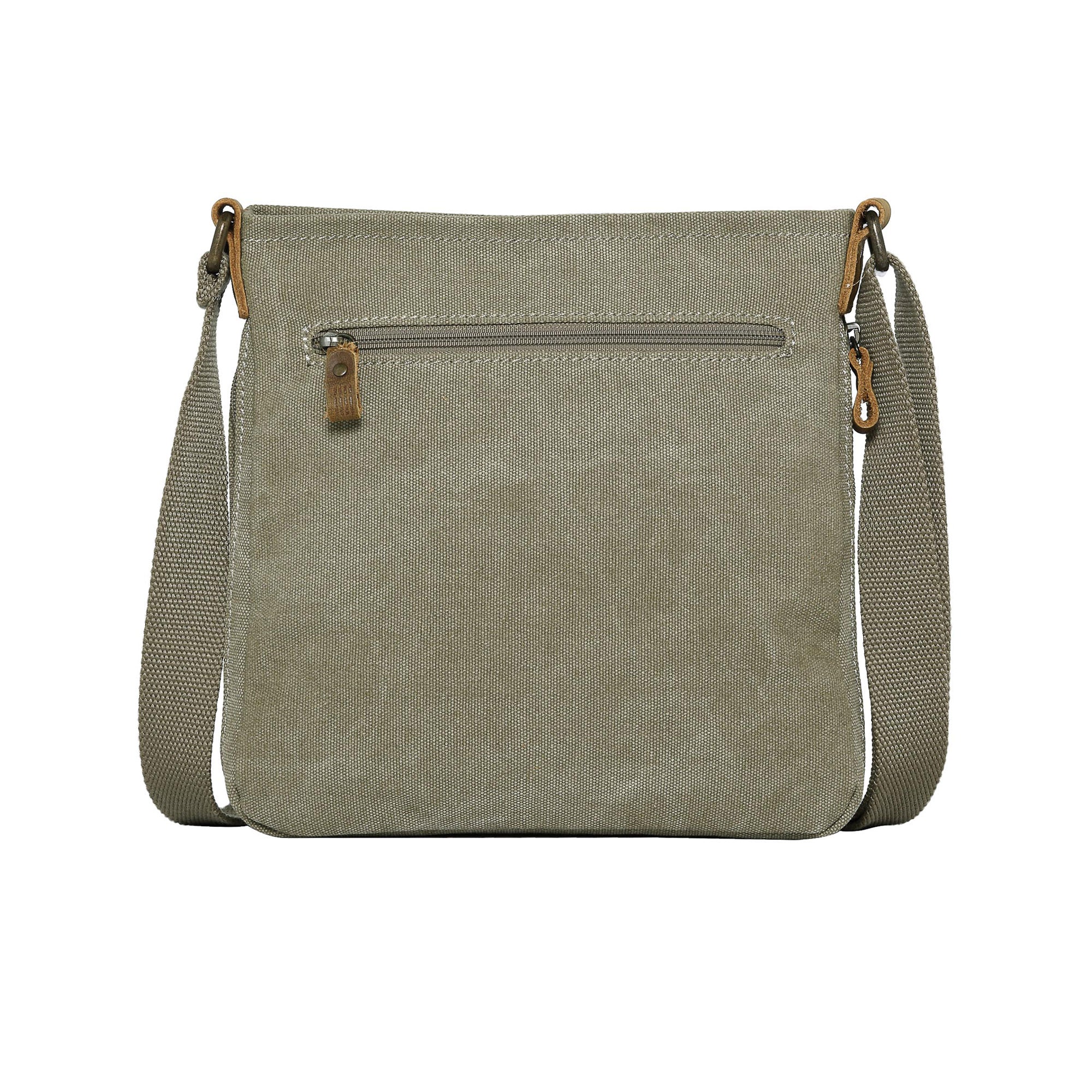 Classic 237 Small Zip Top Shoulder Bag - Khaki