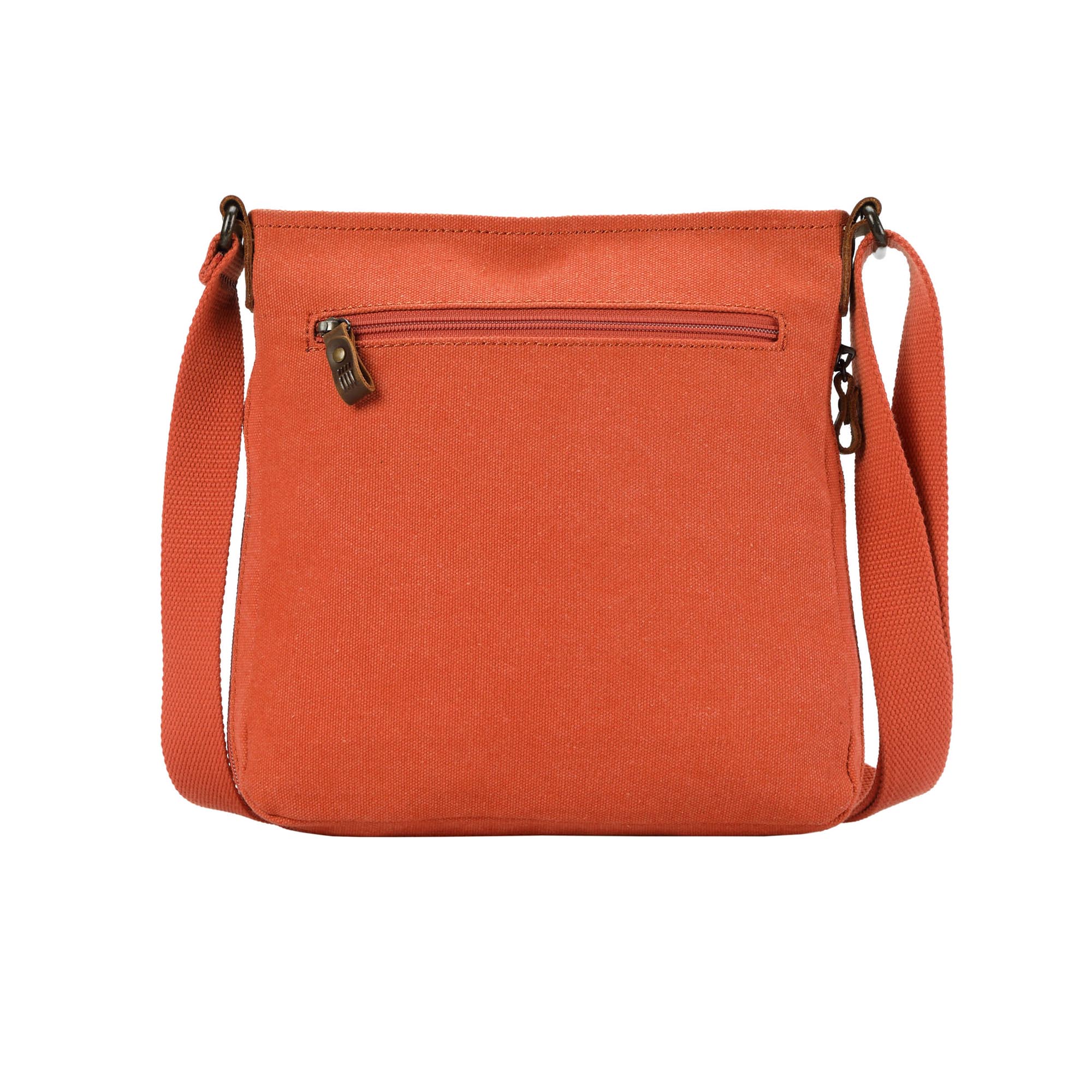 Classic 237 Small Zip Top Shoulder Bag - Orange