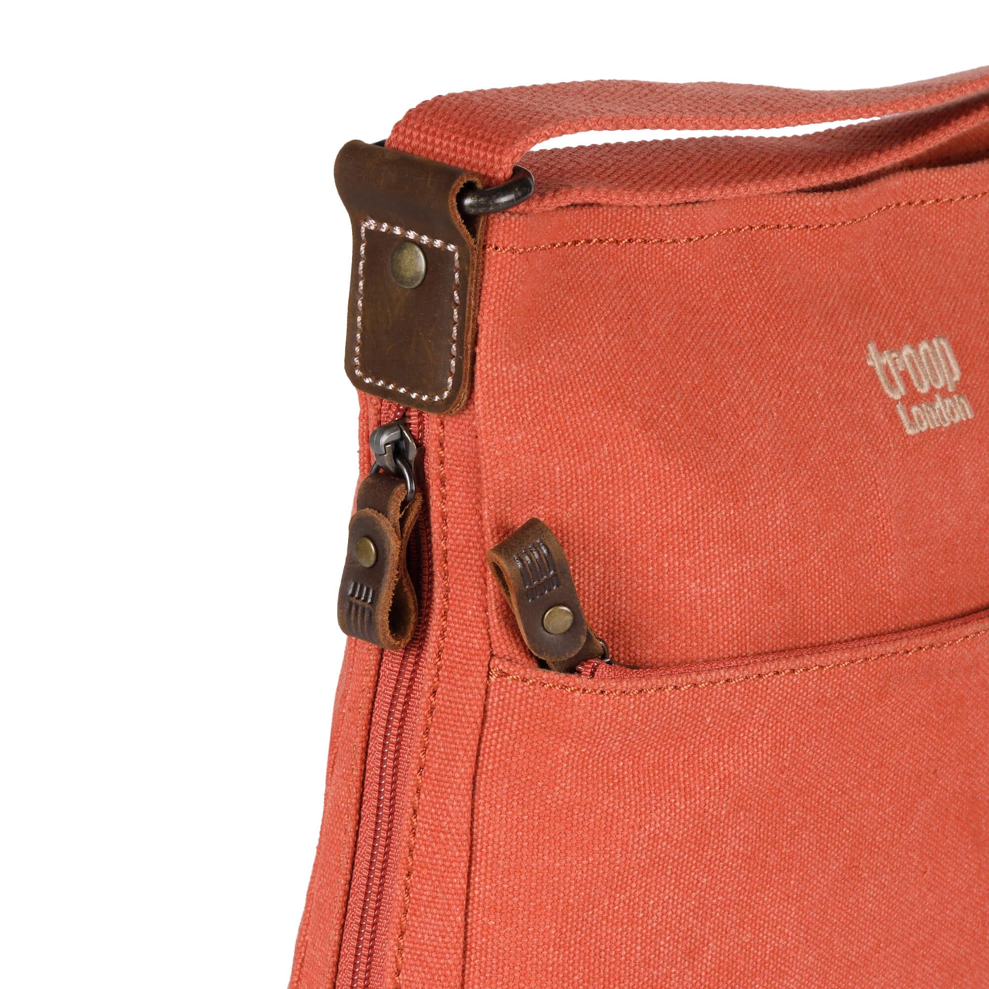 Classic 237 Small Zip Top Shoulder Bag - Orange