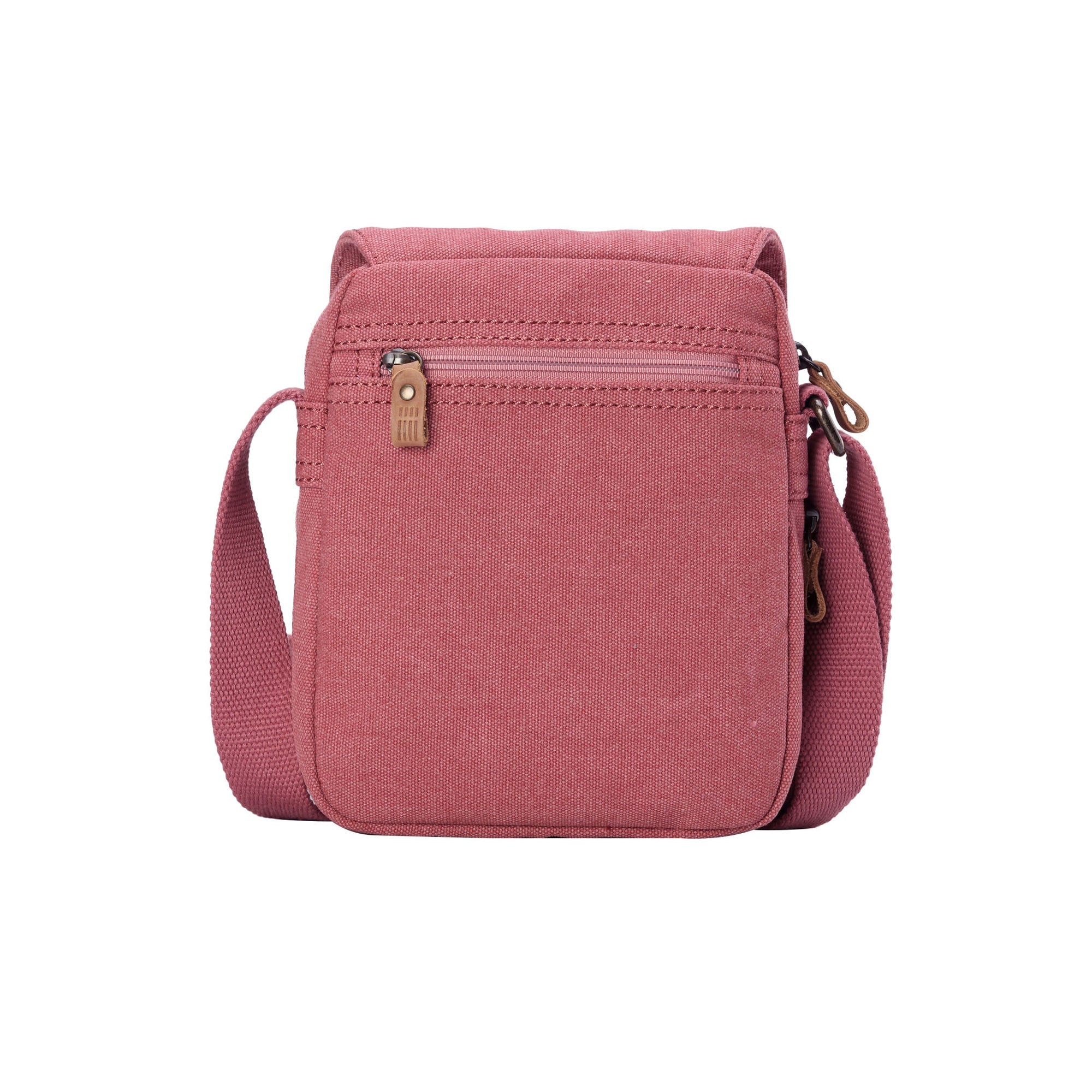 Classic 239 Small Zip Front Cross Body Bag - Pink