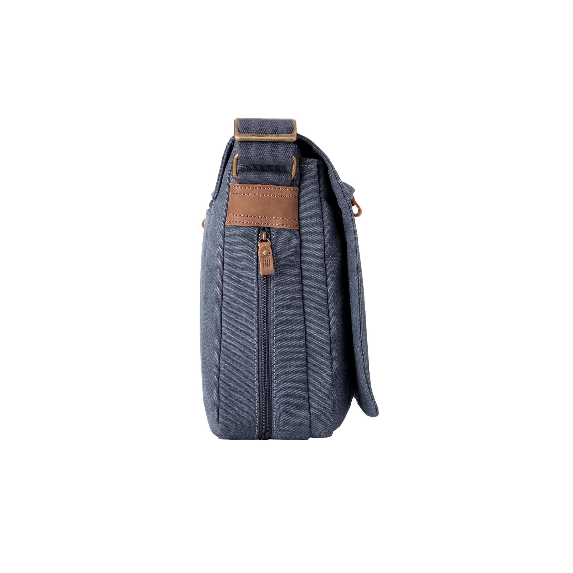 Classic 240 Flap Front Messenger Bag - Blue