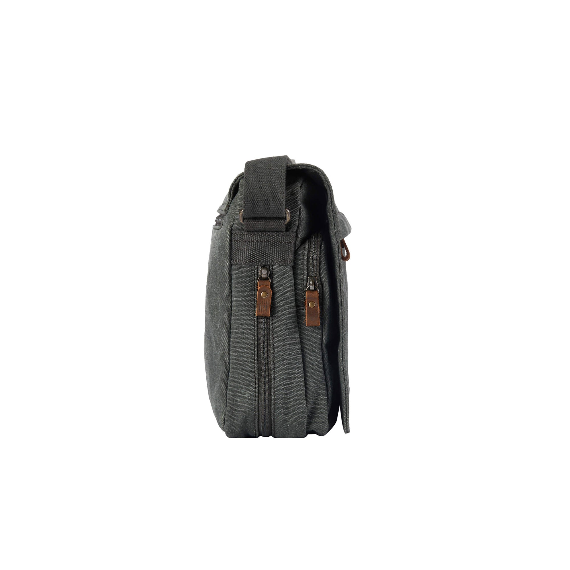 Classic 241 Small Flap Front Messenger Bag - Green