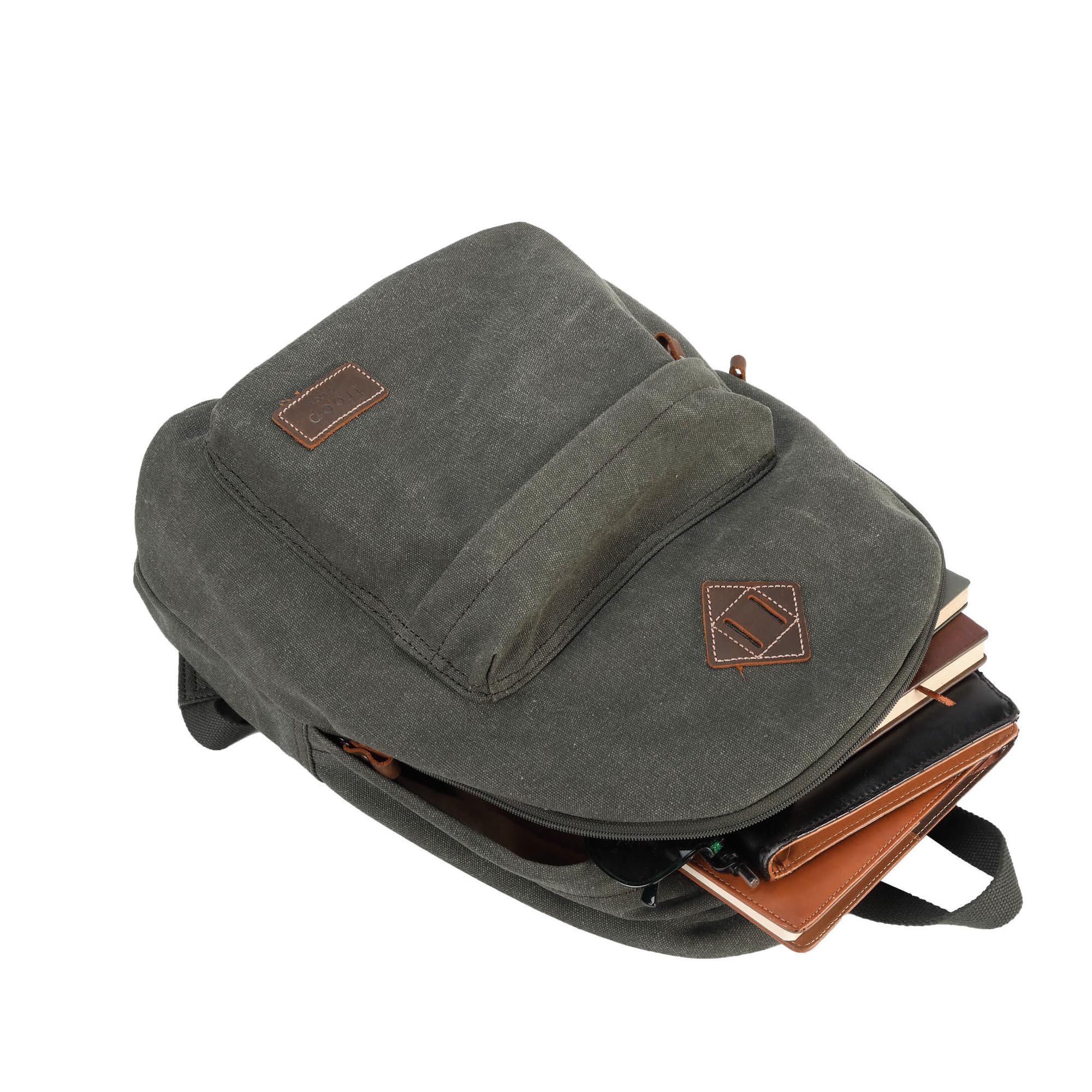 Civic 384 Canvas Back Pack - Green