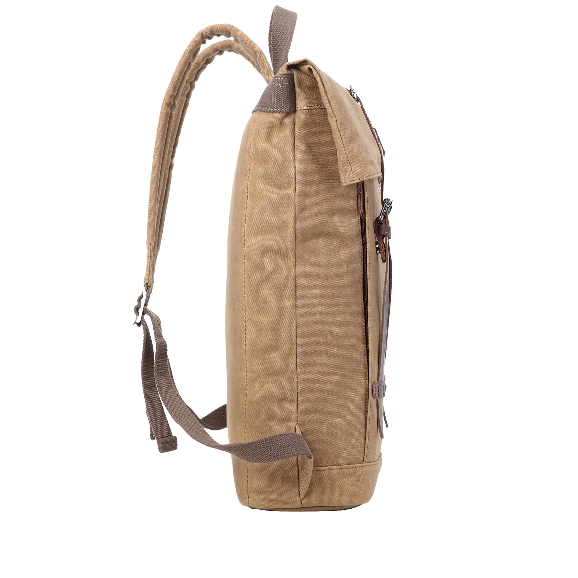 Edison 425 Waxed Canvas Backpack - Camel
