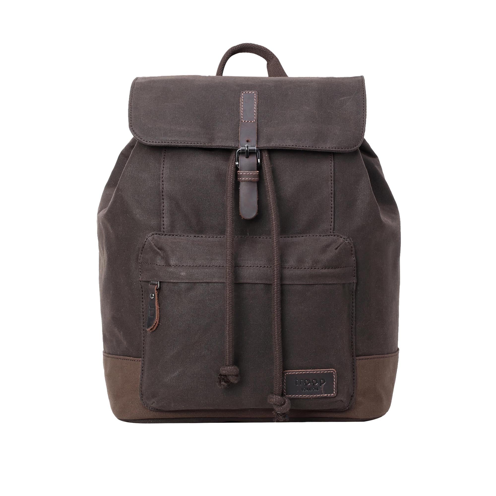 brown leather backpack nz Nomad - Dark Brown Canvas Backpack – Premium Travel & Work Bag