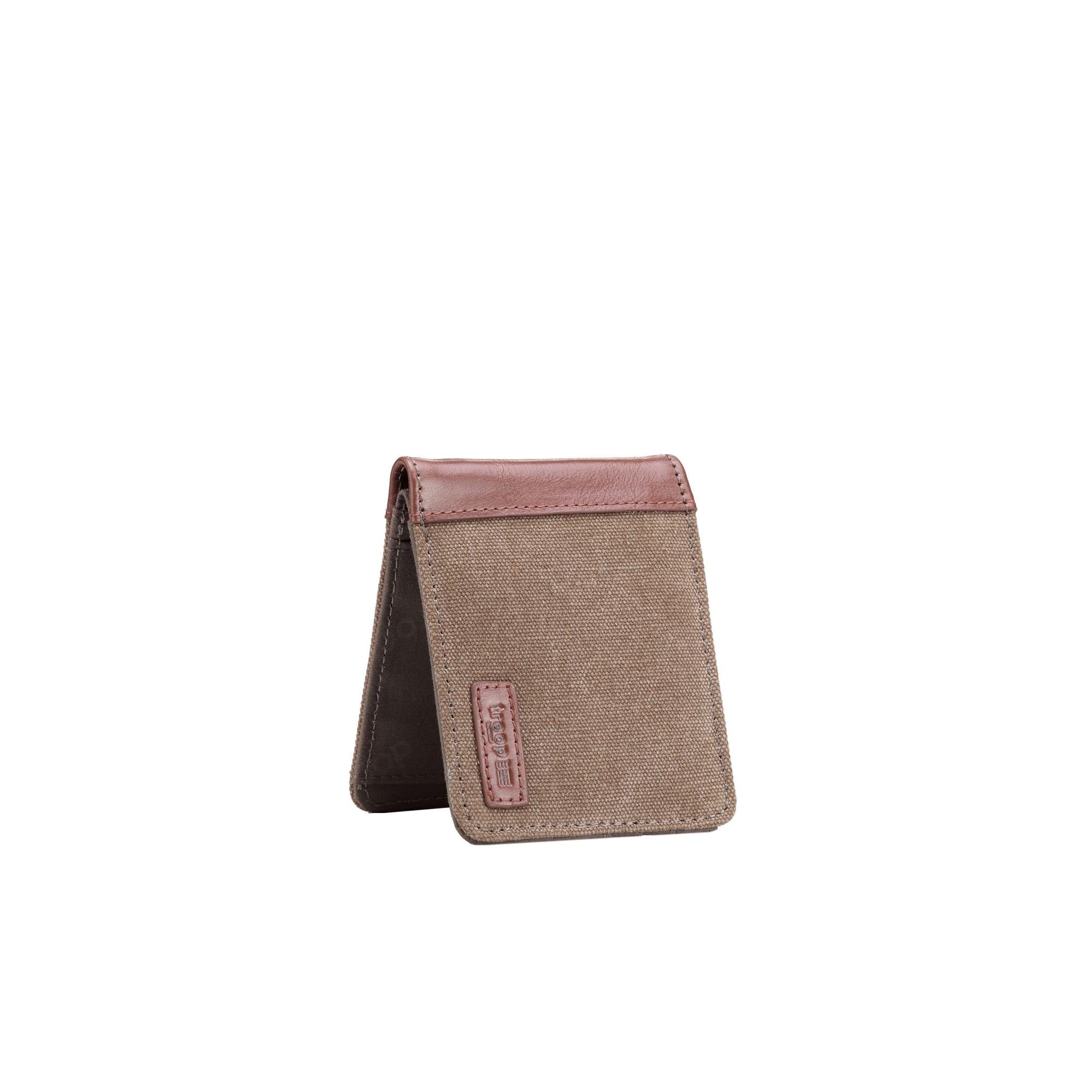 Idaho 500 Canvas Wallet – Brown