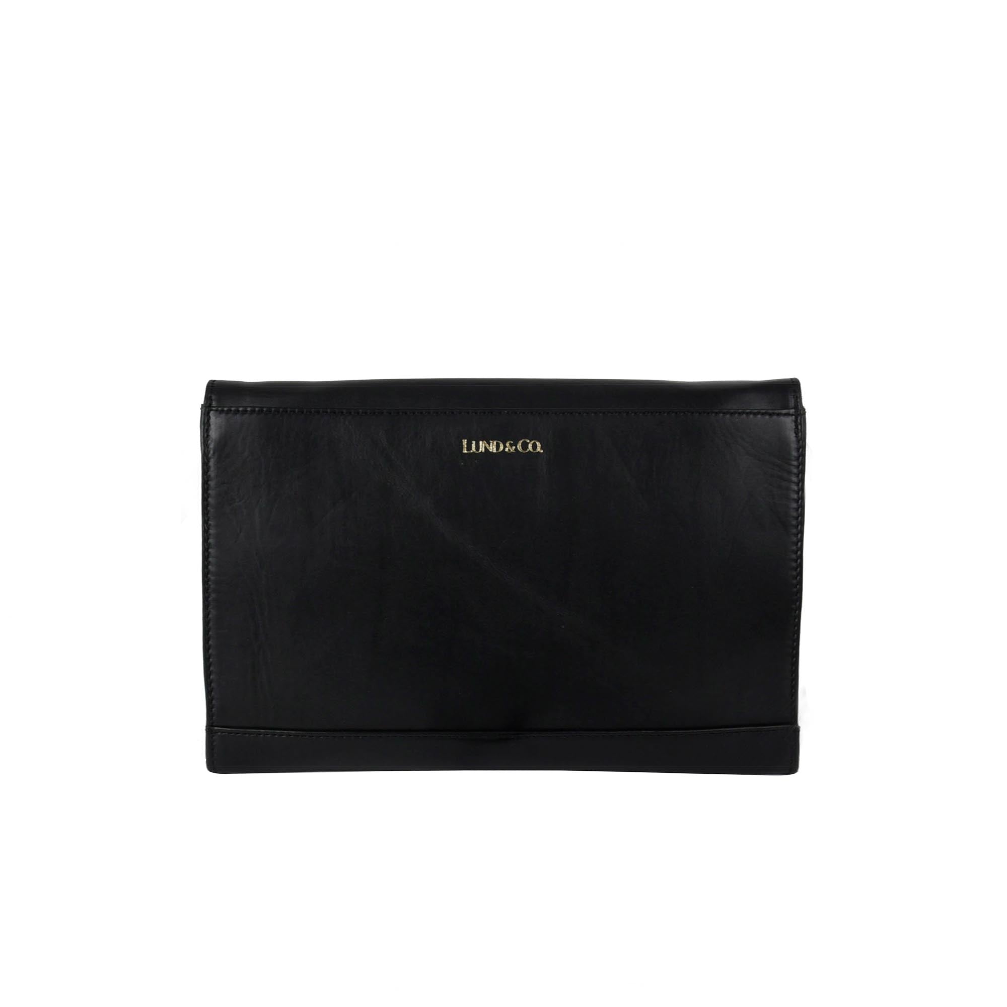 Afton Envelope Clutch - Black