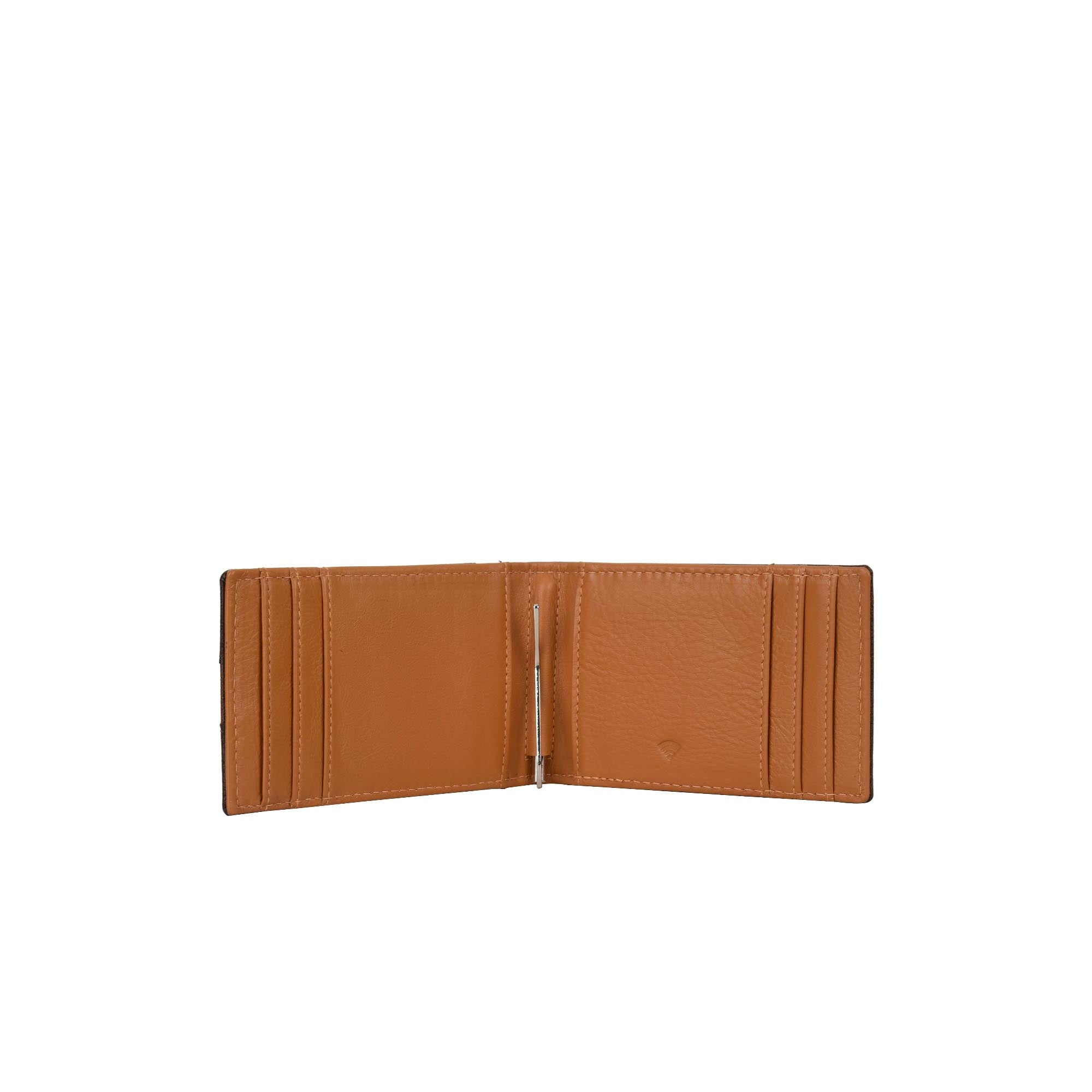 Eddy Slim Leather Wallet - Decker Brown/Mustard
