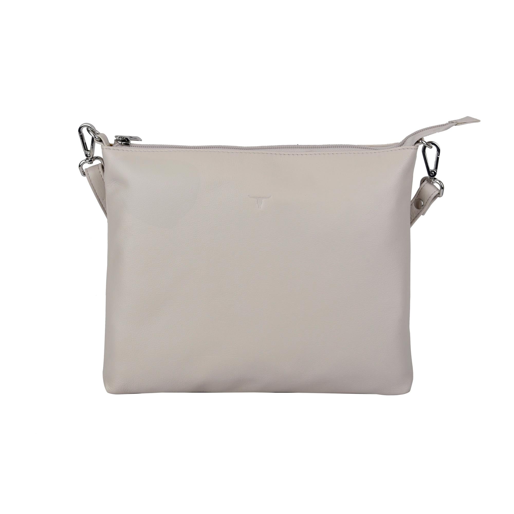 Emma Leather Sling Bag - Beige L