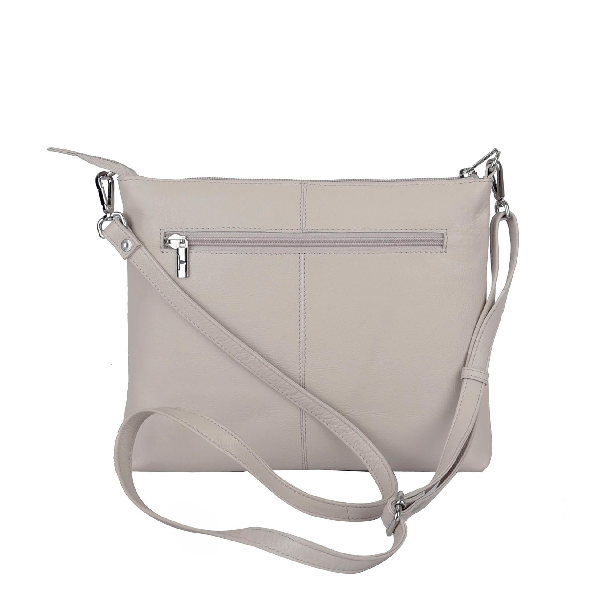 Emma Leather Sling Bag - Beige L
