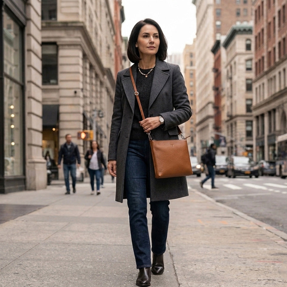 Emma Leather Sling Bag - Rambler Cocoa