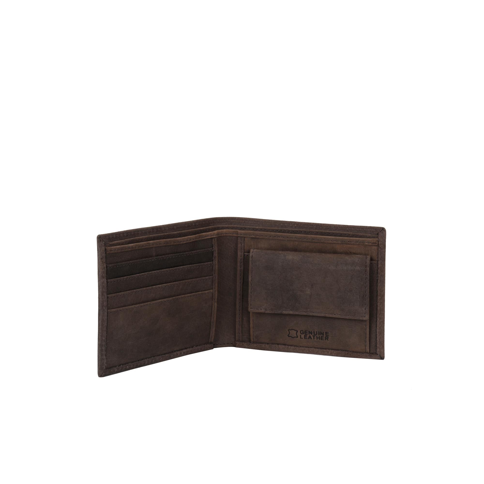 Logan Leather Wallet - Brown