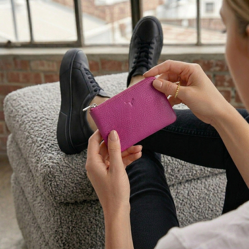 Maddy Small Purse - Fuchsia