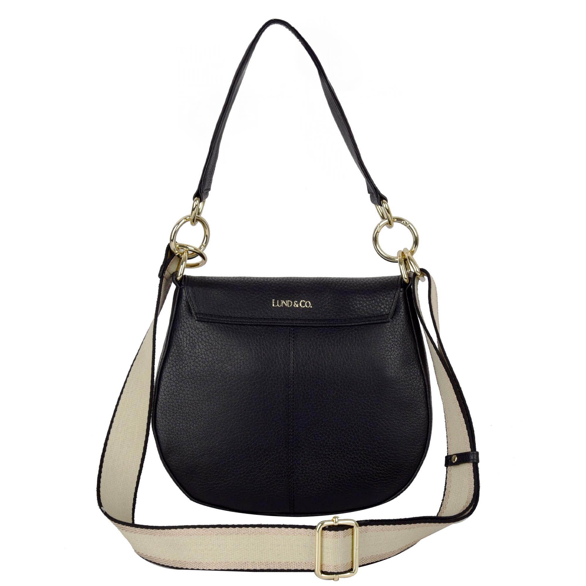 Nalle Crossbody Shoulder Bag - Black