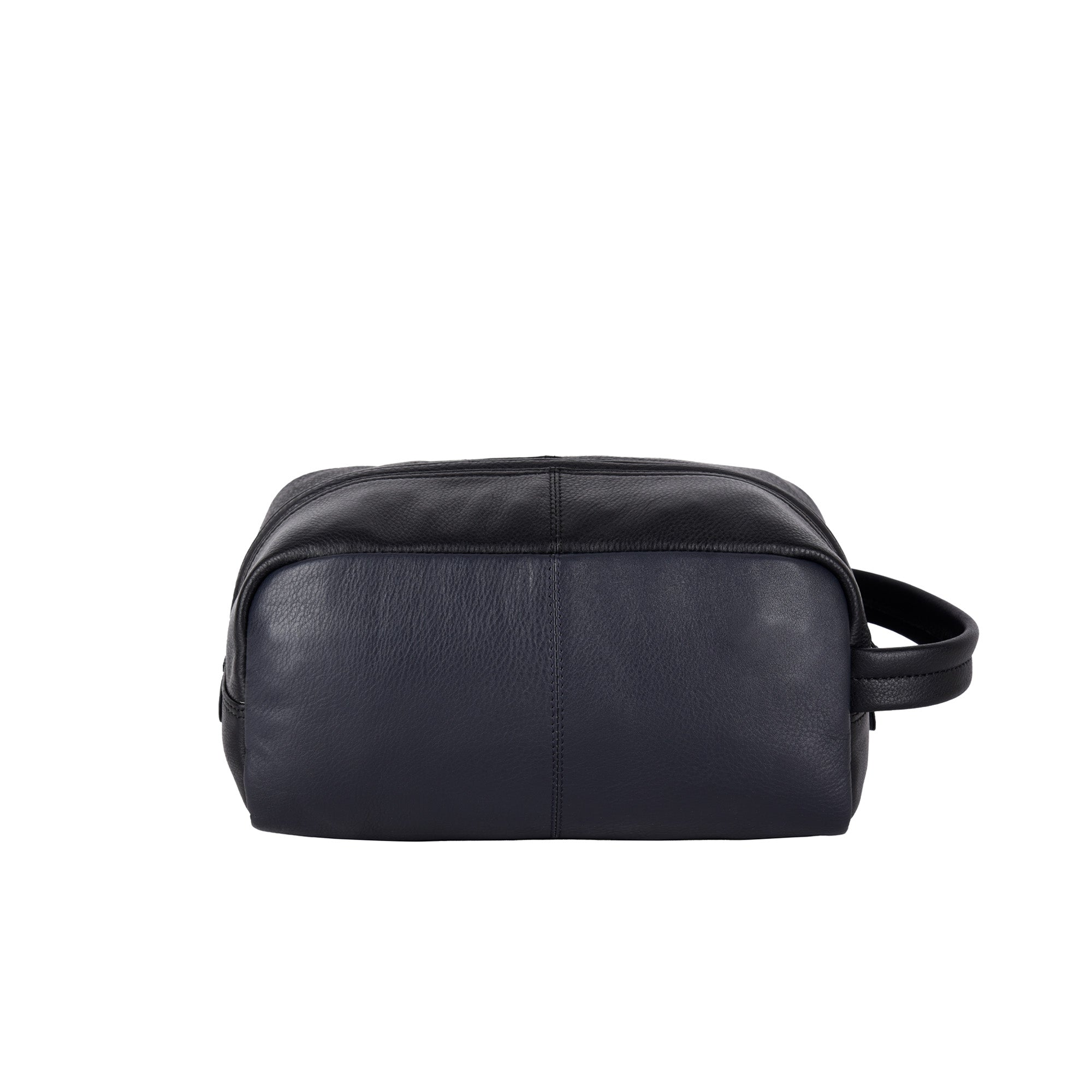 PACKA Wash Bag - Black/Navy Letaher
