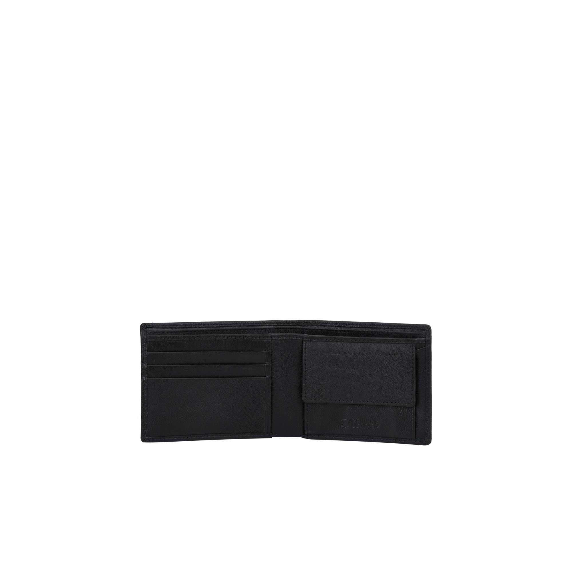 Sidka Leather Wallet w/Card Holder - Serena Black