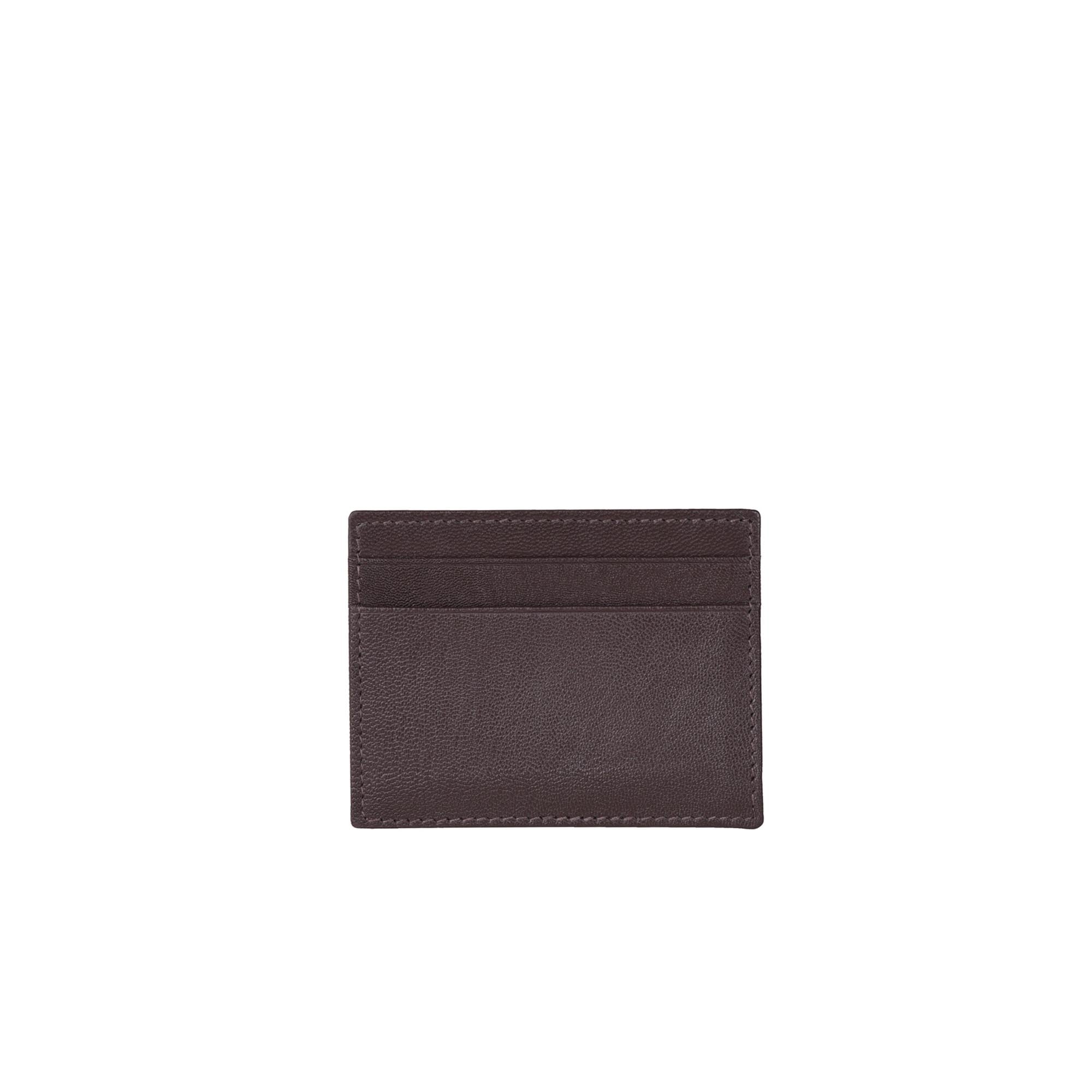 Sidka Leather Wallet w/Card Holder - Serena Dark Brown