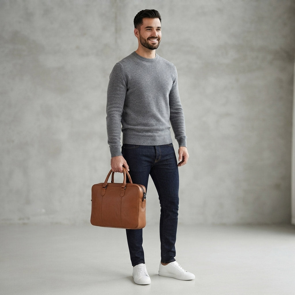Tommy Document Bag - Black