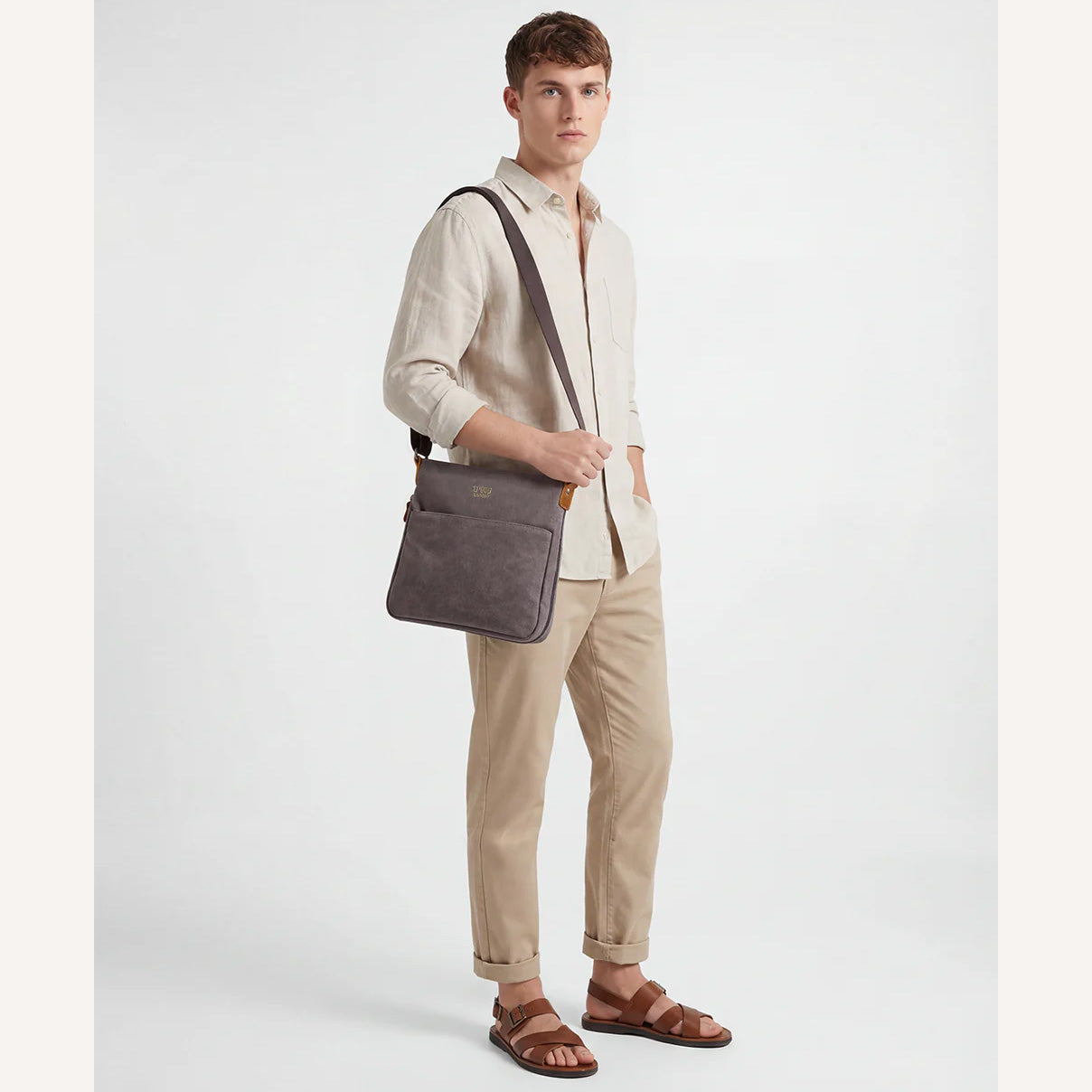 Classic 237 Small Zip Top Shoulder Bag - Blue