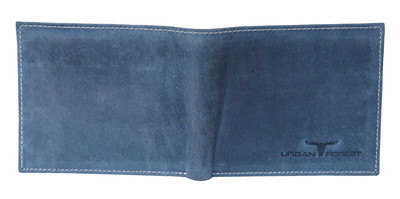 Logan Leather Wallet - Blue