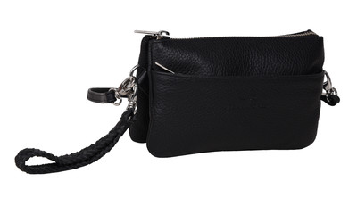 Sofie Small Leather Clutch/Sling - Rambler Black
