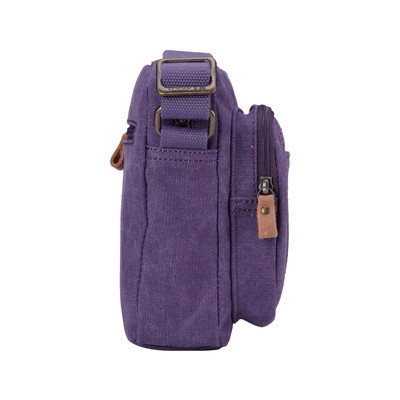 Classic Zip Top Small Satchel - Purple