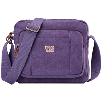 Classic Zip Top Small Satchel - Purple