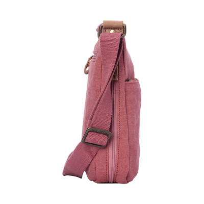 Classic Small Zip Top Shoulder Bag - Pink