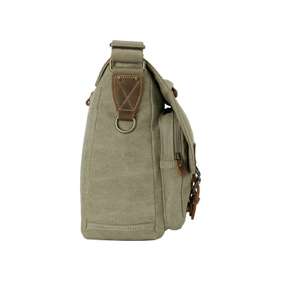 Classic Laptop Messenger Bag - Khaki