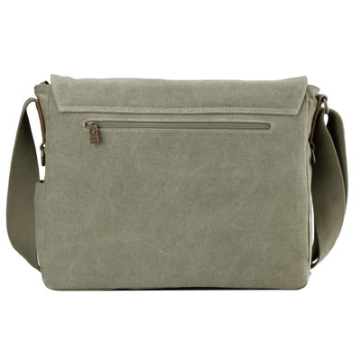 Classic Laptop Messenger Bag - Khaki