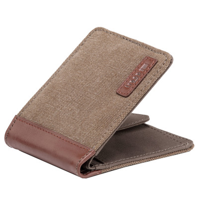 Idaho Canvas Wallet – Brown